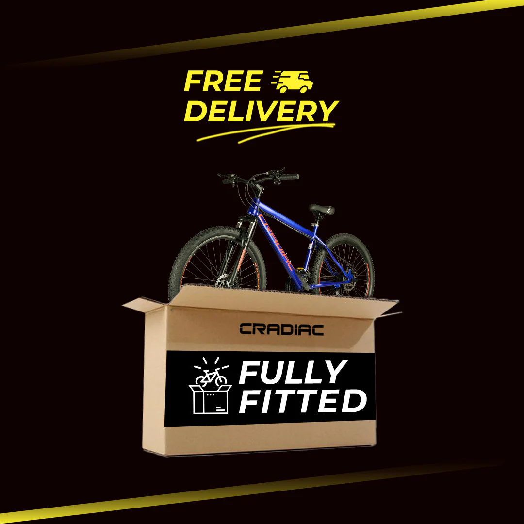 CRADIAC Rooster 21 Speed 6061 Alloy MTB Cycle 29T 21 Speed Gear Bicycle For Men With Front Lockout Suspension & Dual Disc Brake Mountain Bike | Ideal For 15+ Years, Unisex, 18 Inch, Black, Red - Image 11