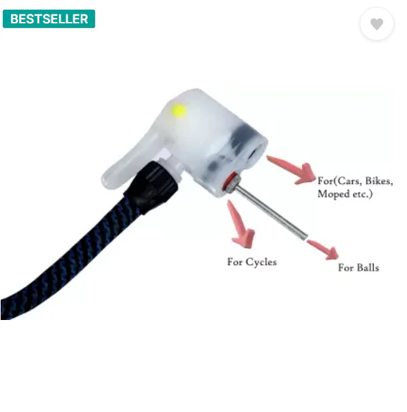 Multipurpose (for cars, balls, bikes, scooter etc) Cycle Bicycle Pump - Image 5