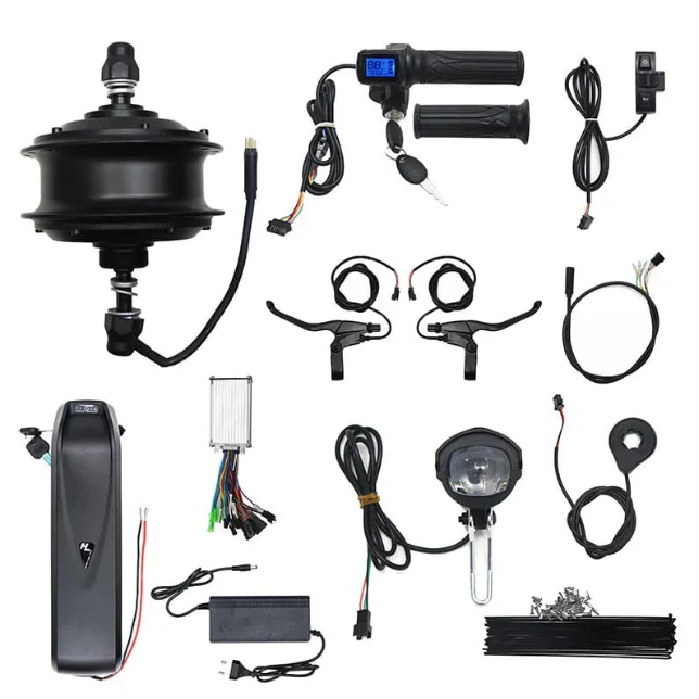 Electric Cycle Conversion Kit With 7.8AH Li-ion Battery & 2AMP Charger
