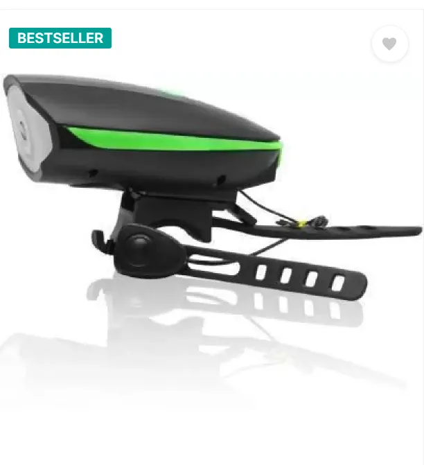 Rechargeable Bicycle front light Bike Horn & 250 Lumen Light - Image 2