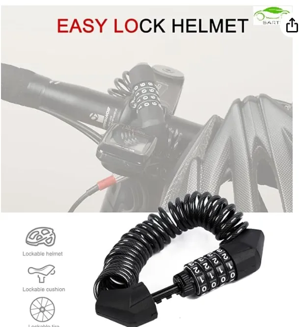 Sarte Multi-Use Anti-Theft Cable Lock - Image 3