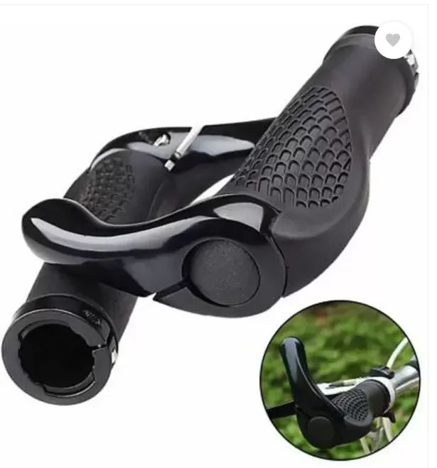 SHIVEXIM 1 Pair Multi-position Bicycle Bike Bar Ends Handlebar Grips (Aluminum Alloy) Bicycle Handle Grip  (14 cm) - Image 2