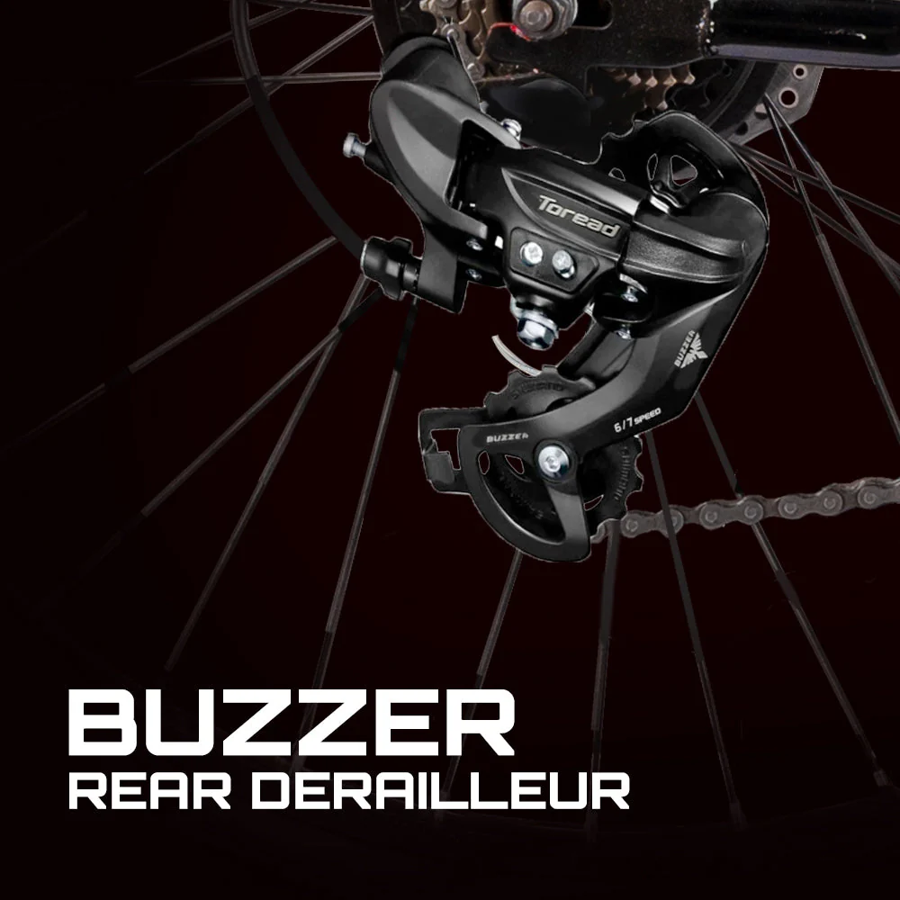 TUNGSTEN - Urban Mount 21 Speed | 21 Gears | 27.5 INCH Mountain Bike | HITENSILE Steel Frame | Dual DISC Brake | Ideal for 12+ Years | Ideal for 5.4FT to 5.8FT | Unisex - Image 4