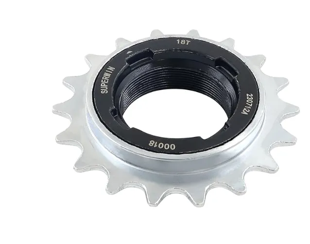 ZUKKA Single-Speed Bike Freewheel,18 Teeth Bicycle Flywheel,Compatible 1/2 x 1/8 One-Speed Cycling Replacement Accessory - Image 3